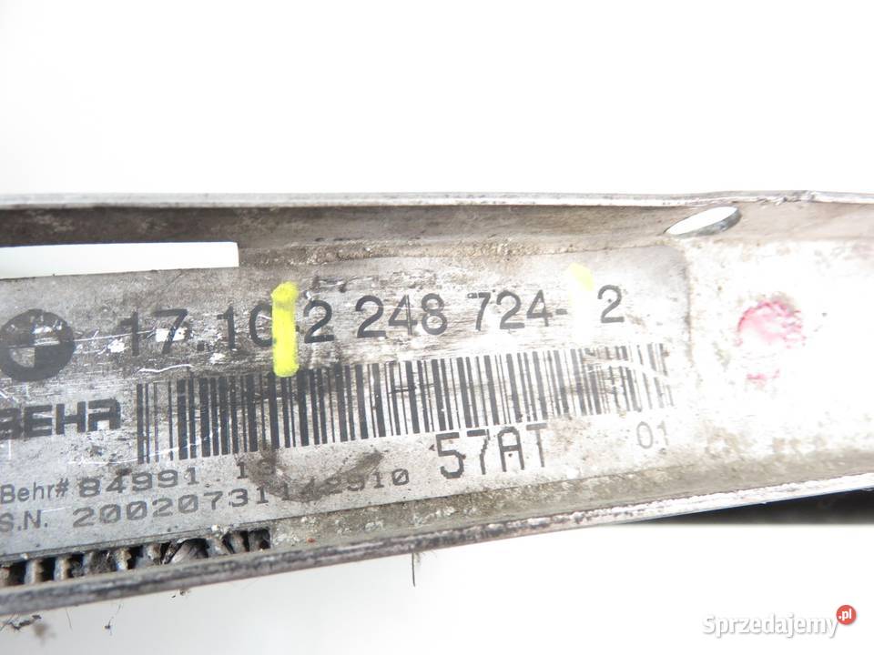 CHŁODNICA WODY BMW X5 E53 30 d 22487242