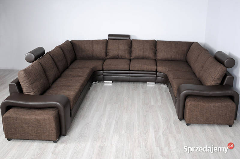 Narożnik Enzo 316x260 skóra naturalna tkanina Żory sprzedam