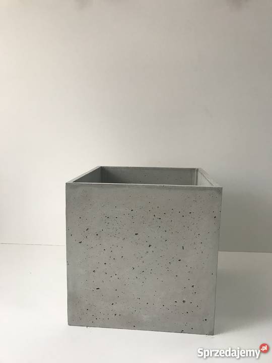 Donica betonowa 50x50x50 Donice betonowe beton Rawicz