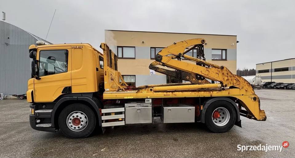 Scania P 280 do przewozu kontenerów wysuwana elektryczne szyby Nowiny