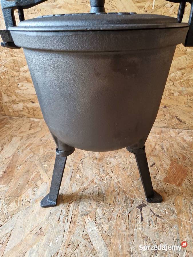 Kociołek stojący żeliwny garnek KlonBerg 8 l Pozostałe Głogowa