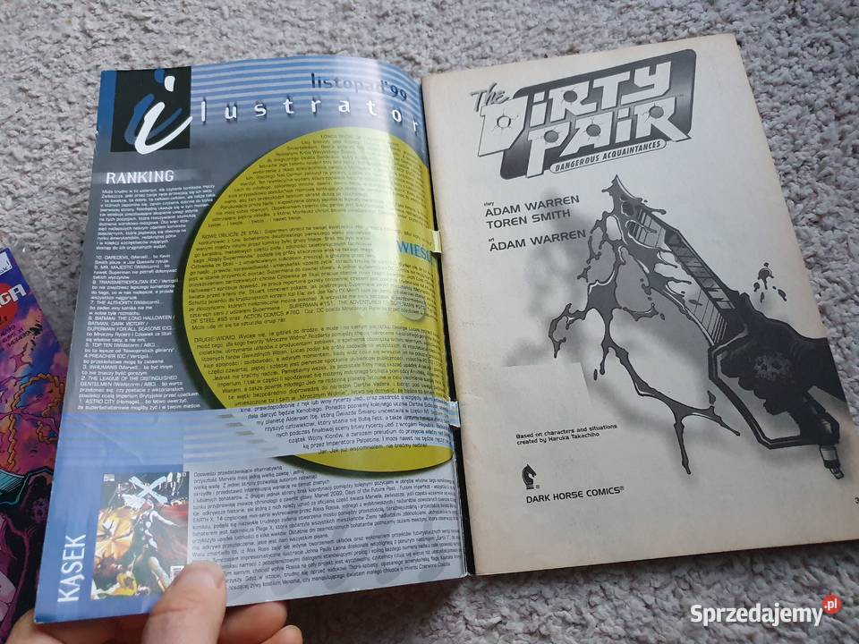 Dirty Pair zestaw 3 komiksów Manga 1999 pomorskie Gdynia