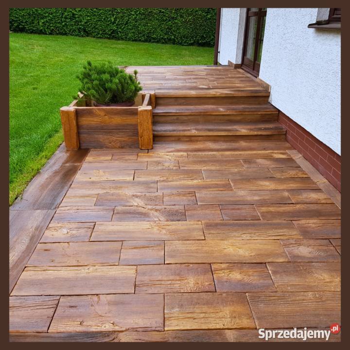 Deska na taras betonowe drewno na taras deska śląskie Katowice