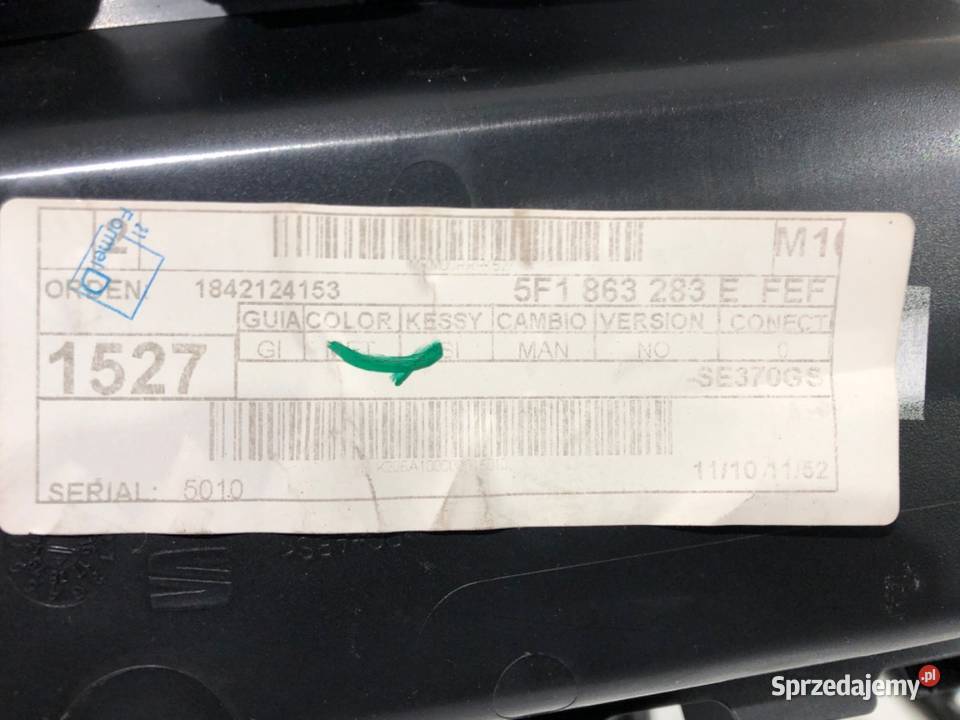 LISTWY DEKOR SEAT LEON III 5F1863283E Hatchback