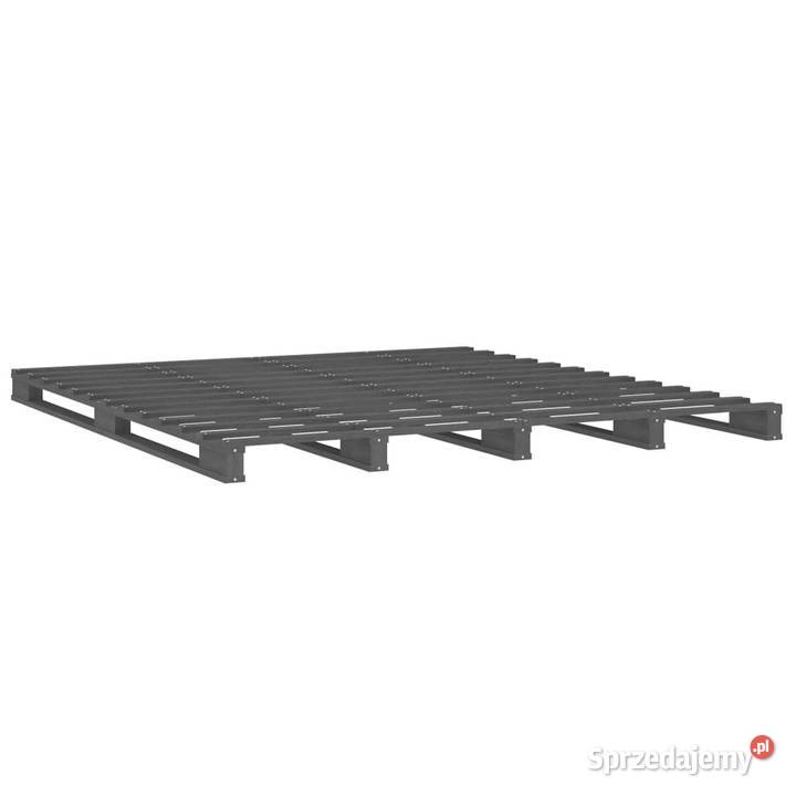Łóżko z palet szare lite drewno sosnowe 120x190 Warszawa sprzedam