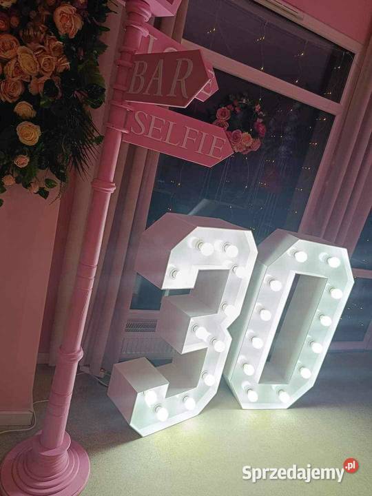 Wynajem Cyfr Napisu LED Obsługa imprez Czarnków obsługa imprez