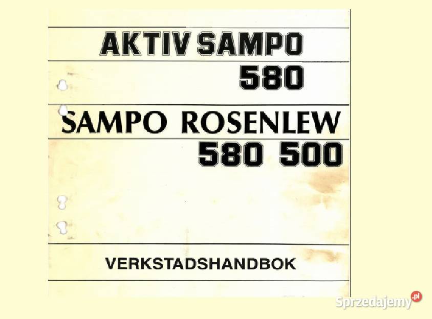 SAMPO kombajn 500 580 instrukcja napraw Kielce