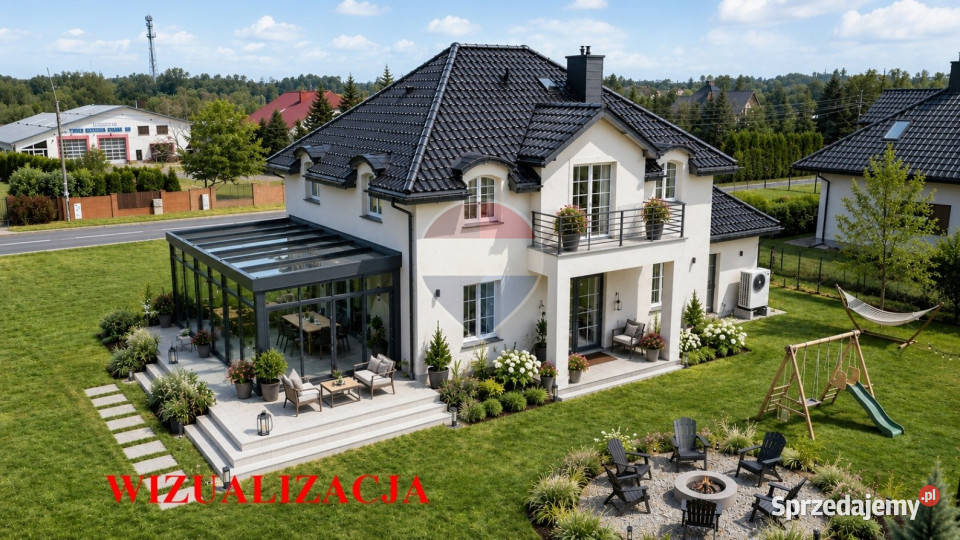 WYJĄTKOWY dom w stylu dworkowym Szydłowiec 150m2 mazowieckie