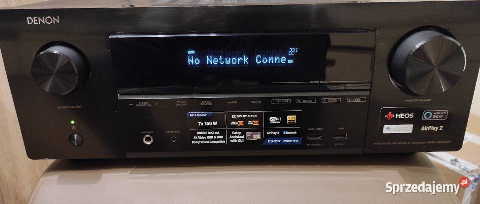 Denon AVR X2600H 72 Dolby Atmos wifi bluetooth sprzedam