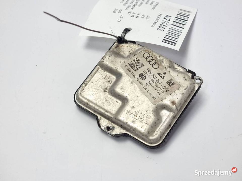 PRZETWORNICA AUDI A4 B9 4M0907397AC kujawsko-pomorskie Lipno sprzedam