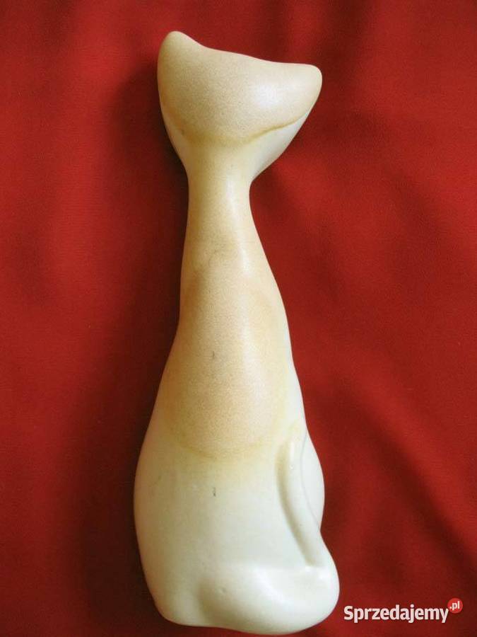Kot duży zabawny kotek figurka ceramika 22 x 7 x Siedlce