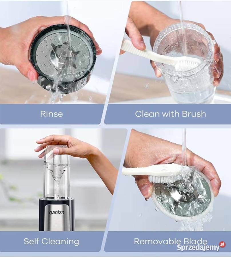 Mocny Blender Personalny Ganiza 3 Bidony mazowieckie Warszawa sprzedam