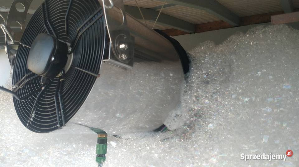 Wytwornica piany generator pokaz piany piana Gdańsk