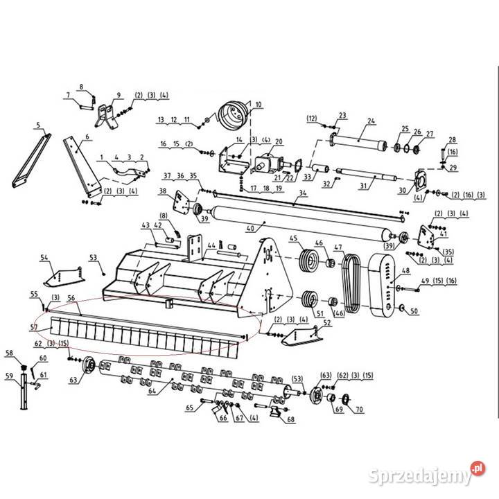 Pręt osłony bezpieczeństwa 12 x 1390 mm EFG135 Tajęcina