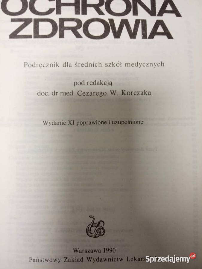 Ochrona zdrowia podręczniki szkolne antykwariat Antyki, Sztuka, Kolekcje mazowieckie