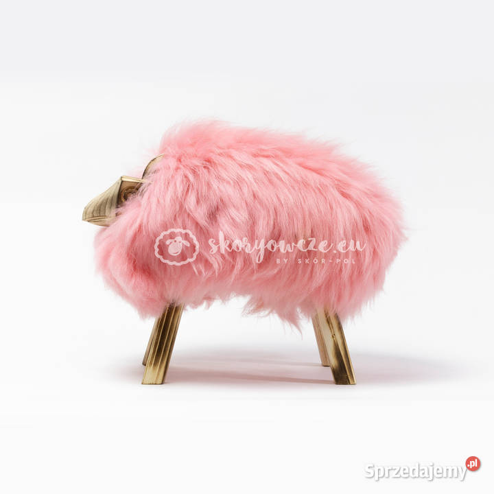 Krzesło baranek dekoracyjny cukierkowy róż Szaflary