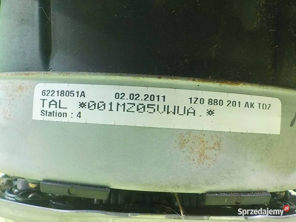 SKODA YETI 18 TSI 11r 5D AIRBAG poduszka osobowe