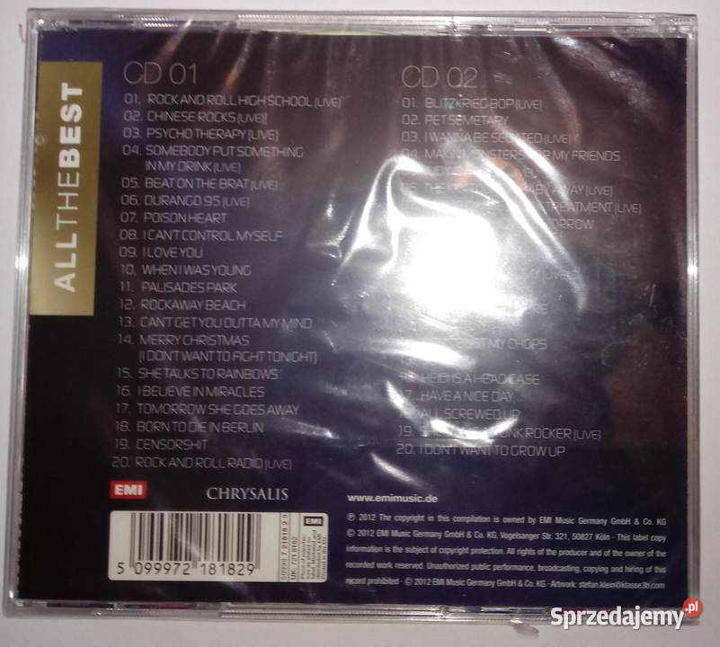 Ramones All the best alternatywna Gdynia