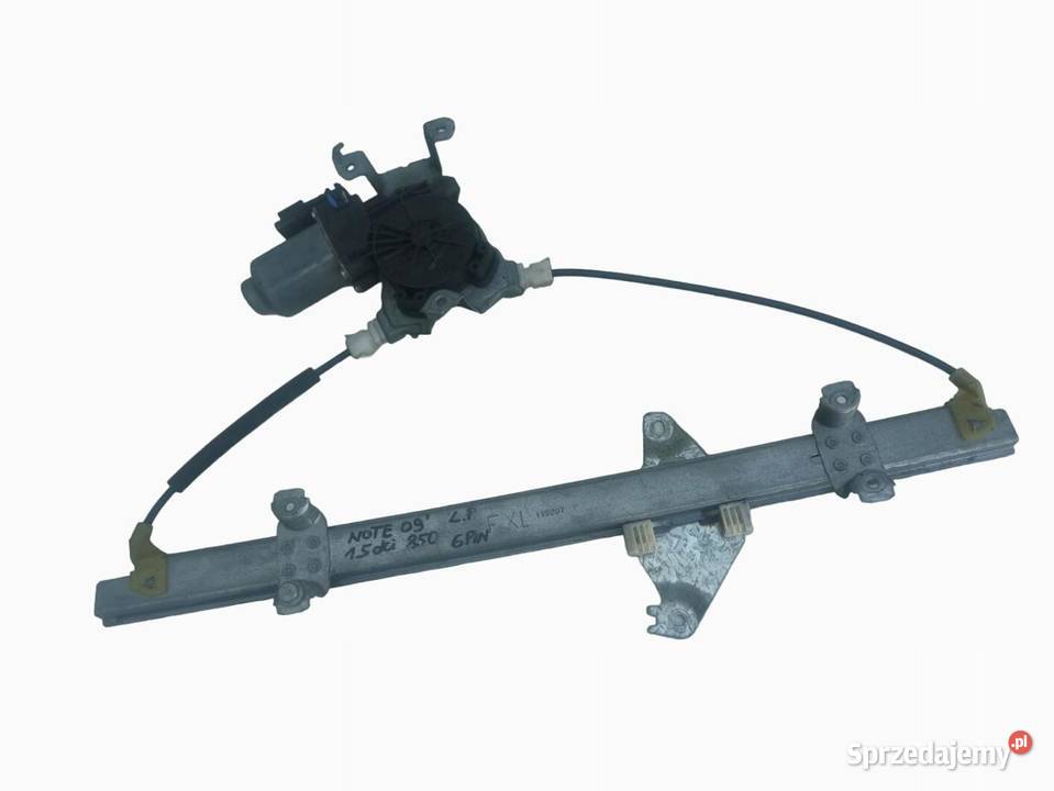 MECHANIZM PODNOŚNIK SZYBY LEWY NISSAN NOTE 15 osobowe