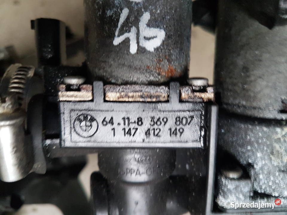 BMW E46 X3 PODGRZEWACZ PLYNU POMPAK WODY PRZEWOD Turkowice sprzedam