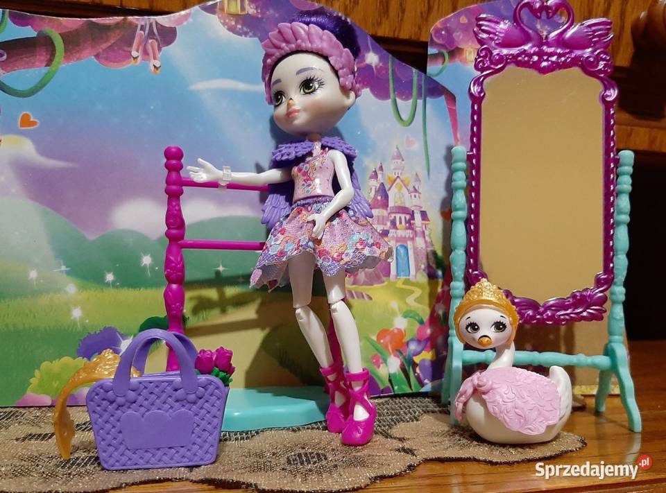 Lalka Enchantimals Sarely Swan z pupilem i Zabrzeg sprzedam