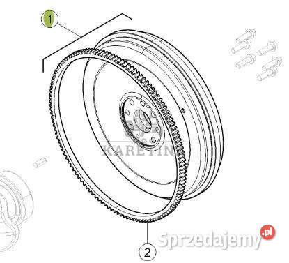 CLAAS Arion 610 660 Koło Zamachowe Silnika Jastrzębniki