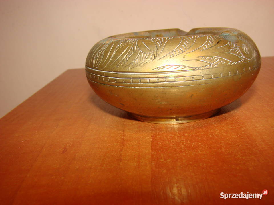 stara mosiężna popielniczka pomorskie