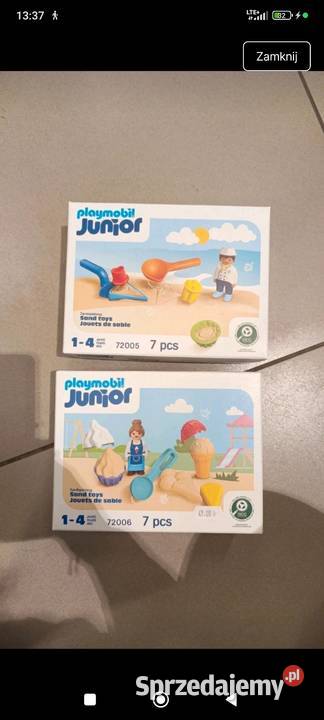 Dwa zestawy Playmobil wielkopolskie Poznań