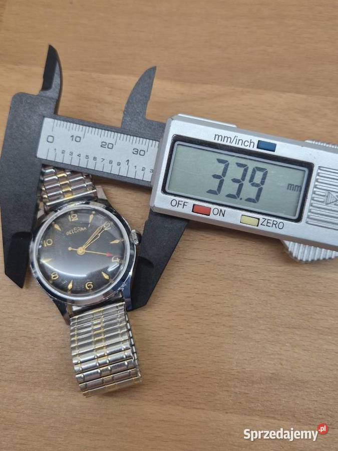 Zegarek vintage Delbana tzw murzynek Chorzów