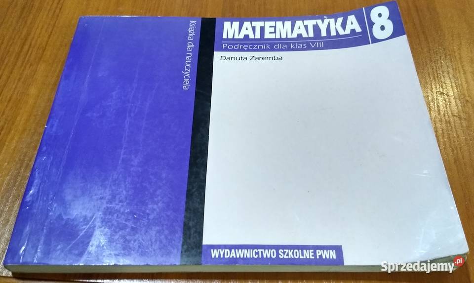 Matematyka 8 podręcznik klas VIII książka Gdańsk sprzedam