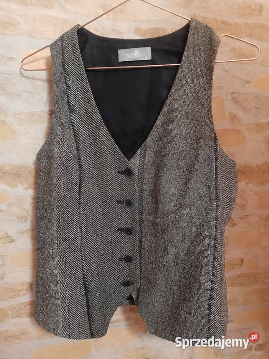 40L Wallis Wełniana kamizelka garniturowa z Inny wzór Kraków