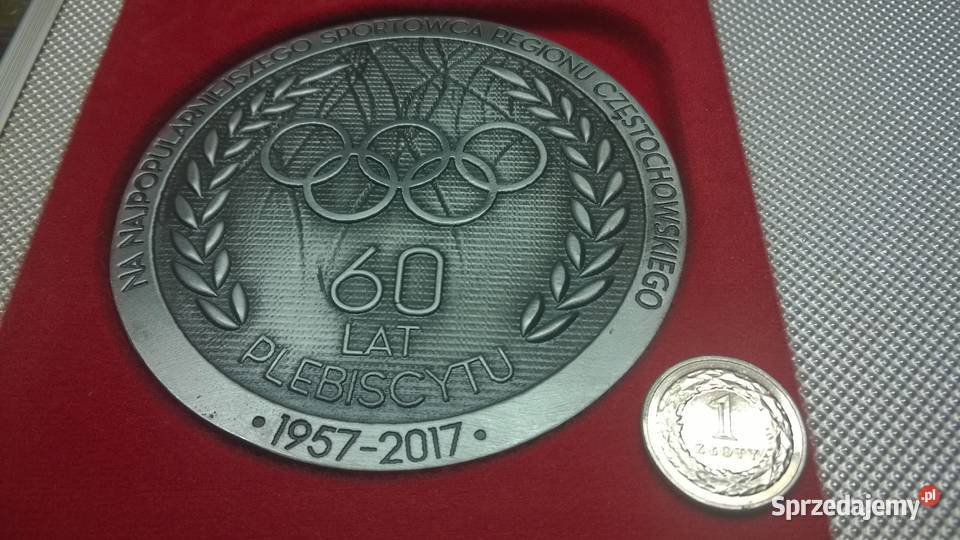 medal 60 lat plebiscytu mazowieckie Warszawa
