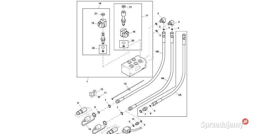 John Deere 960 Zawór elektromagnhydraul DC213180 wielkopolskie Jastrzębniki