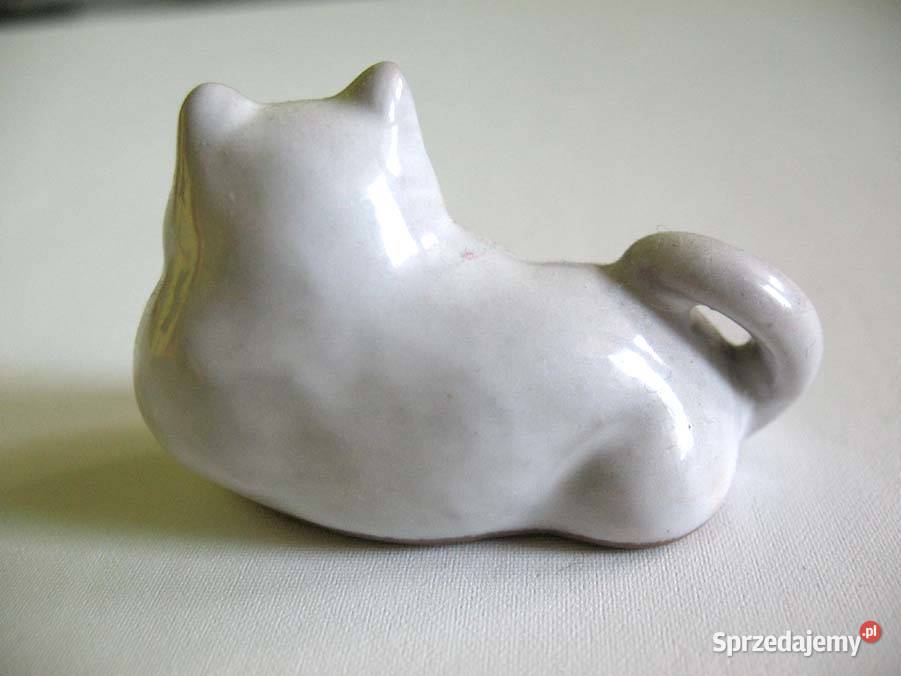 Kot malutki kotek Figurka ceramika 35 x 6 x 3