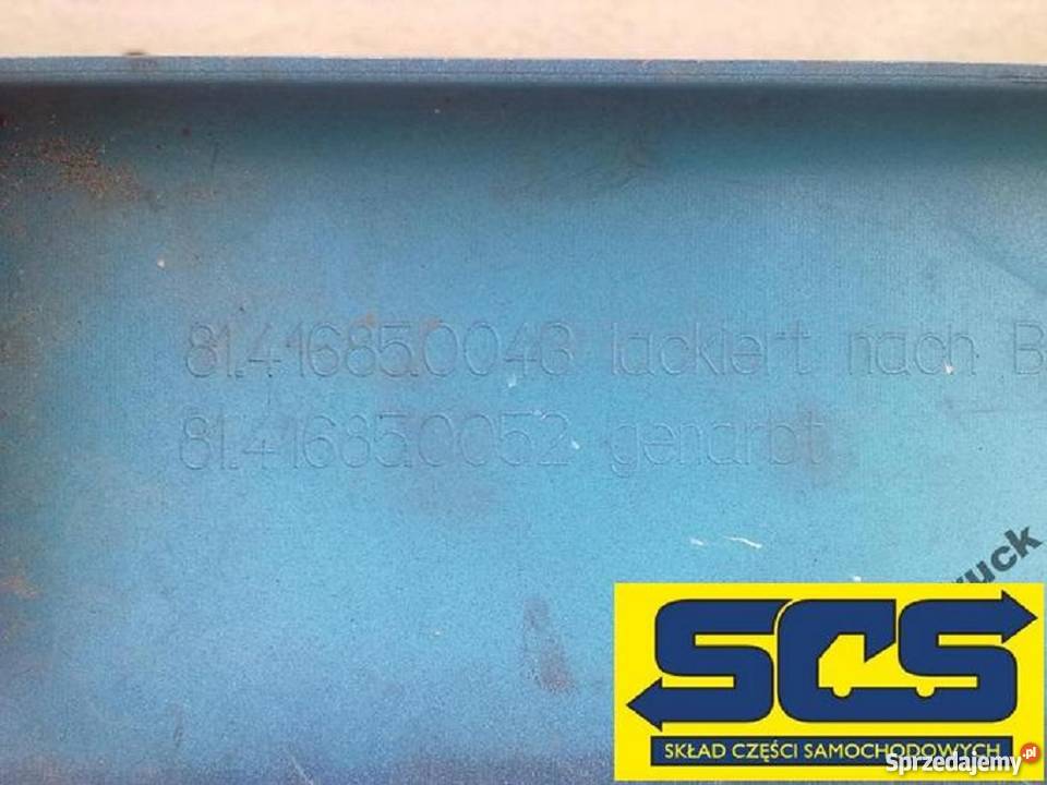 MAN TGA MASKOWNICA ZDERZAKA NA WYWROT 200 NETTO lubuskie Bieleń