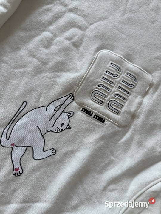 Bluza miu miu biały