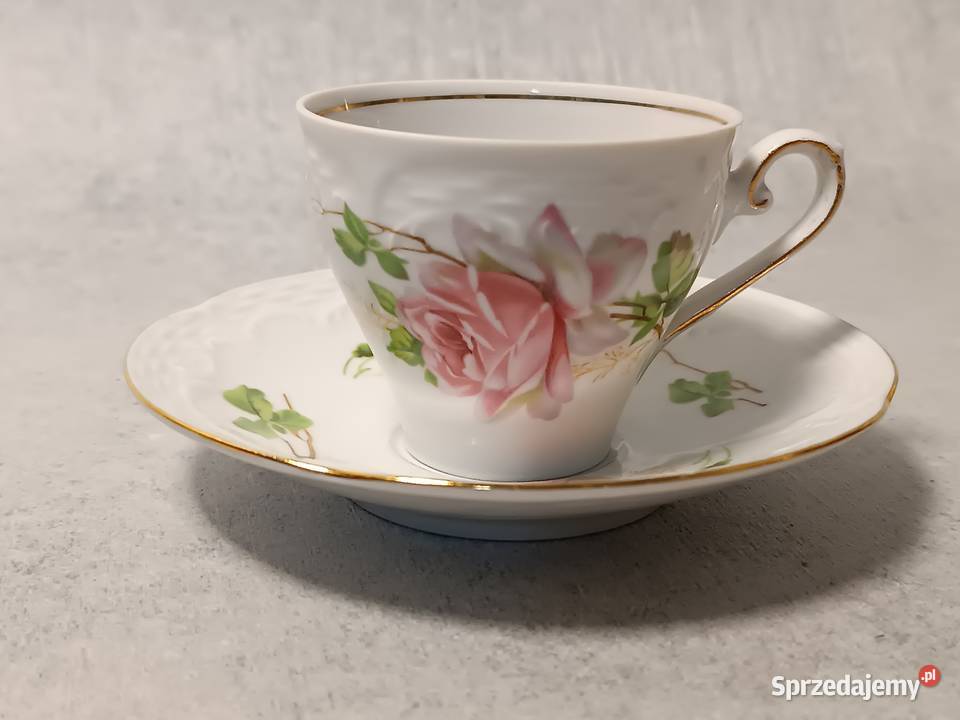 WINTERLING Kolekcjonerska Filiżanka Duet Porcelana i szkło