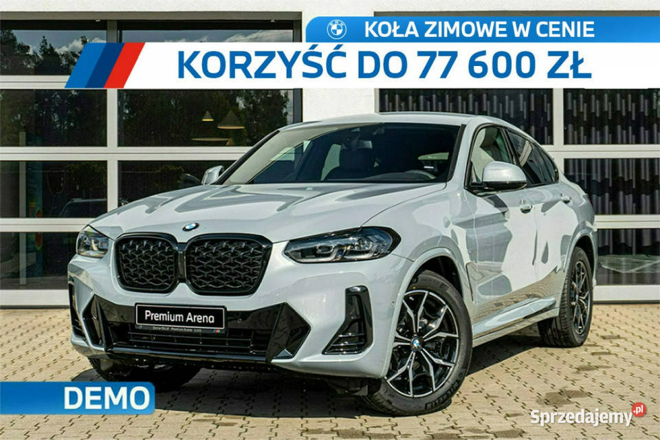 BMW X4 X4 xDrive20d DEMO Koła zimowe w G02 czujnik zmierzchu łódzkie Łódź