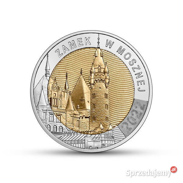 Moneta 5 Zamek w Mosznej Warszawa