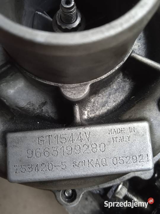 Turbosprężarka Citroen 16 hdi 9hz uszkodzona Bystrzyca Kłodzka