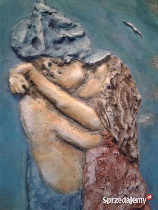 Płaskorzeźba malowana z gipsu małopolskie