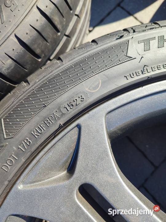 Felgi 17 5x112 plus opony audi a3 a4 a6 golf Gorlice
