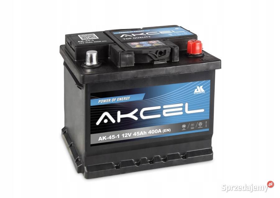 Akumulator 45AH 400A P AKCEL Varta Jelcz-Laskowice