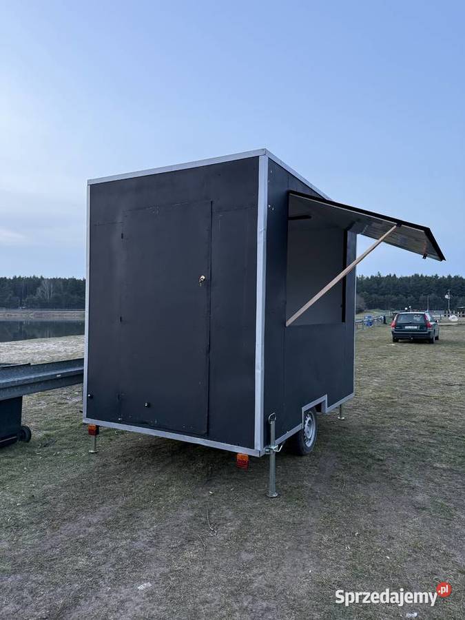Przyczepa gastronomiczna 2x3 m NOWOCZESNA LED