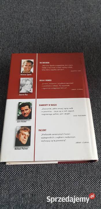 Książka Nicholas Sparks na ratunek twarda Dąbrowa Górnicza sprzedam