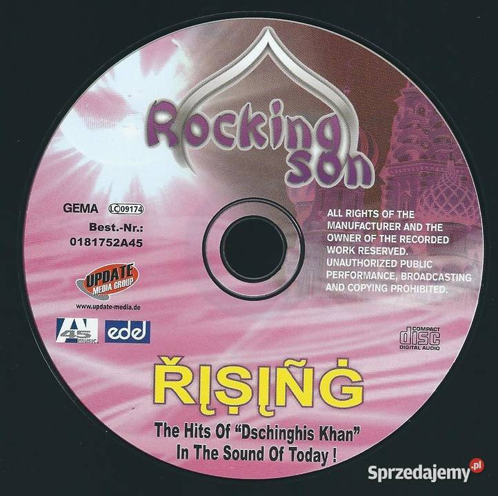 CD Rocking Son Rising Cover Dschinghis Khan Brwinów