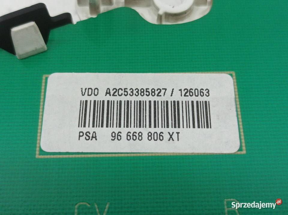 LICZNIK 96668806XT 14 D Citroen C3 II 20092016 Rok produkcji 2012