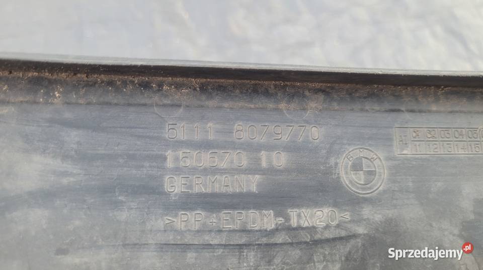 BMW G15 PODKŁADKA POD TABLICE REJ PODSTAWA RAMKA śląskie Ruda Śląska