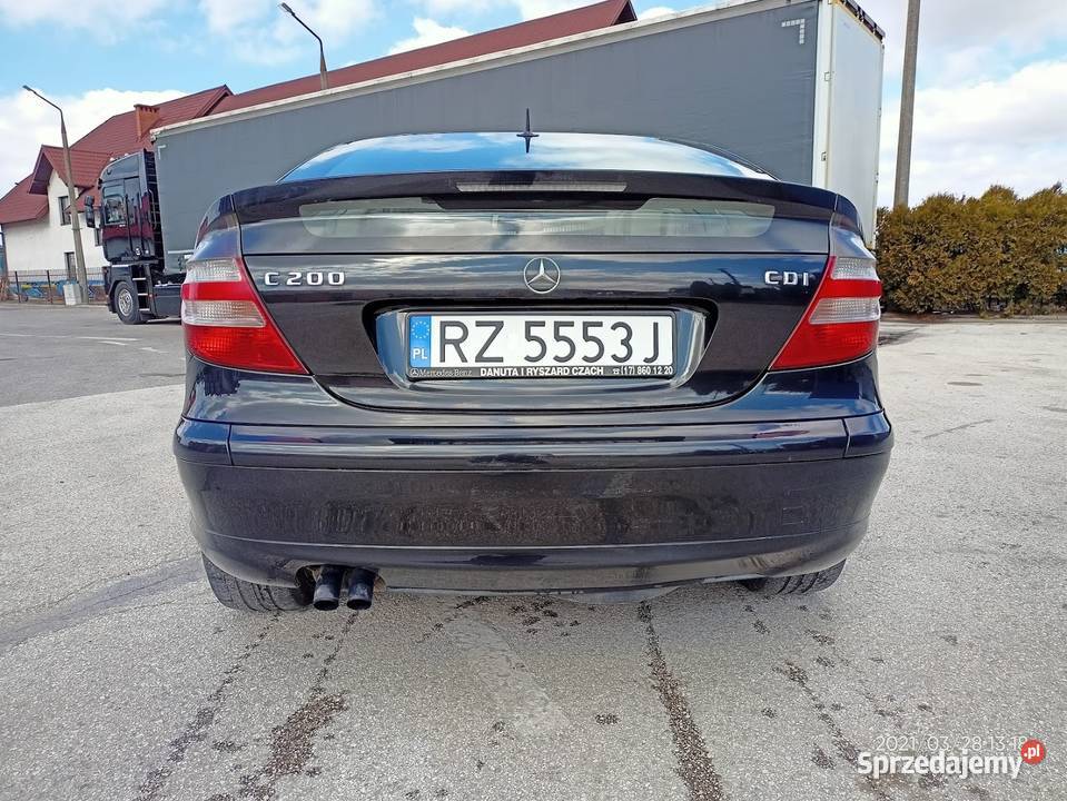 Mercedes Benz C 200 Coupe 21 CDI W203 Stan BD Proszowice