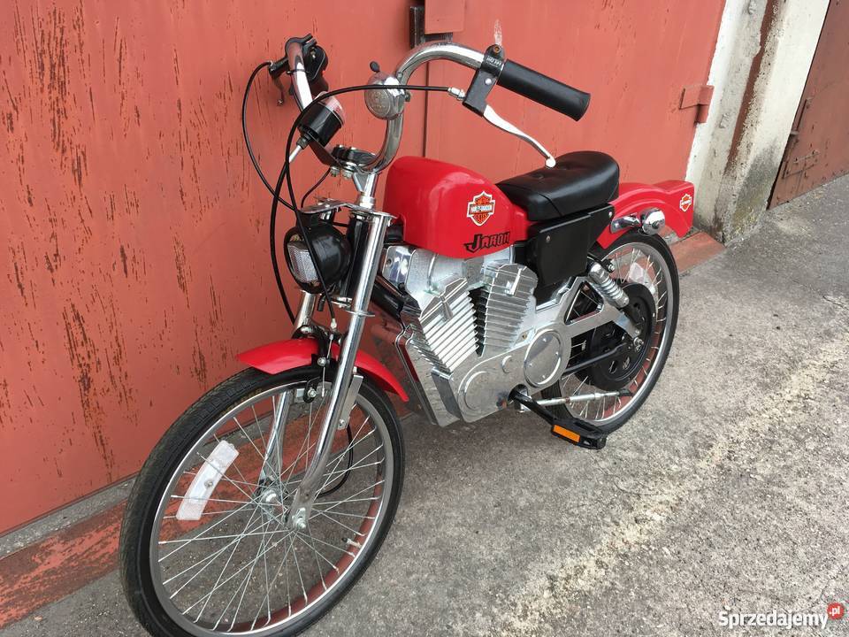 Rower 20 Retro HarleyDavidson Czerwony Rowery Inowrocław